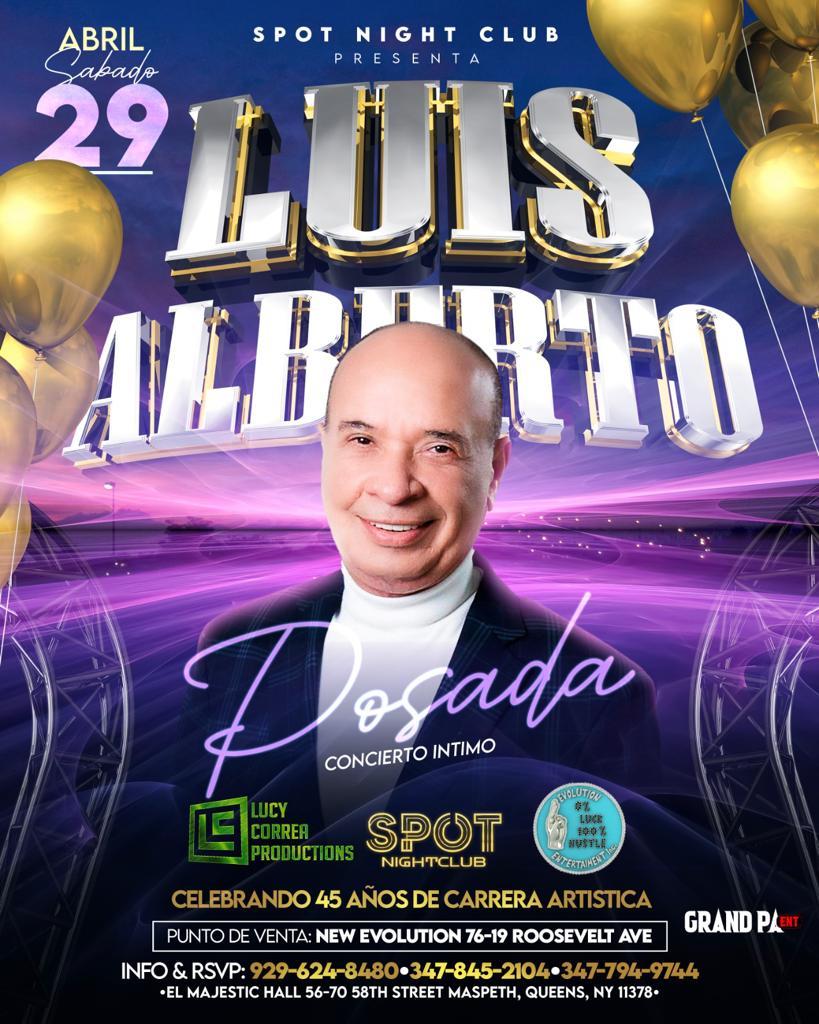 LUIS ALBERTO POSADA !!! NEW YORK Tickets BoletosExpress
