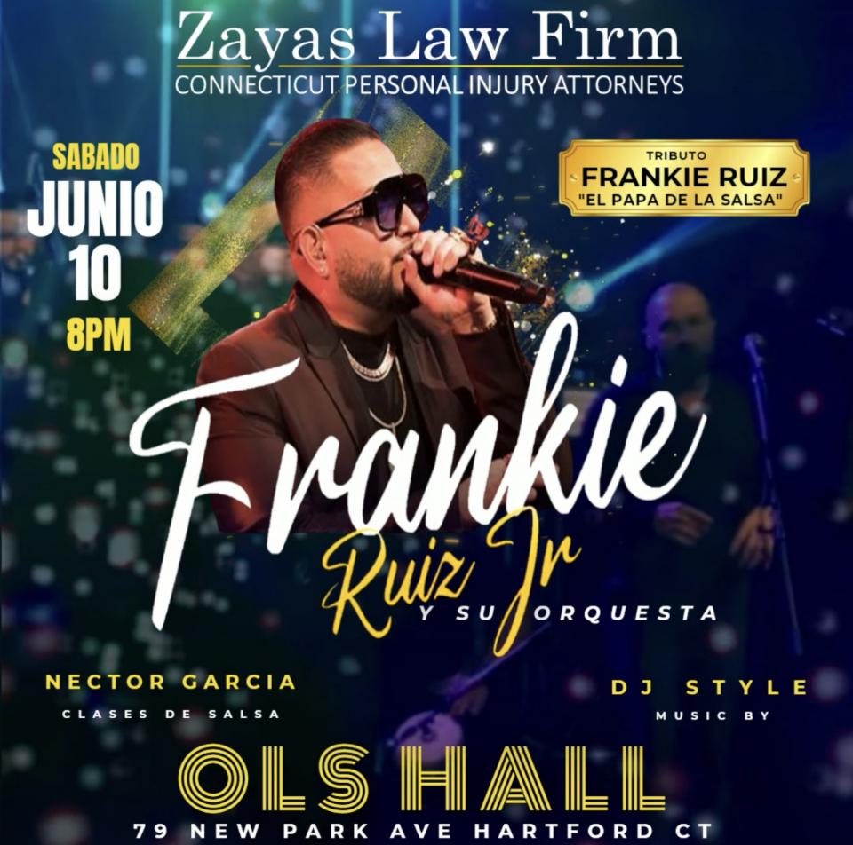Frankie Ruiz Jr y su Orquesta “El Hijo de la Salsa” cantando los éxitos de su padre, “El Papa de la Salsa” Frankie Ruiz