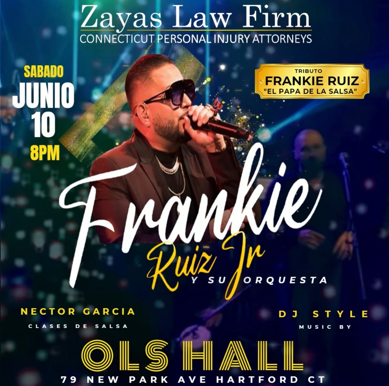 Buy tickets for Frankie Ruiz Jr y su Orquesta “El Hijo de la Salsa” cantando los éxitos de su padre, “El Papa de la Salsa” Frankie Ruiz Frankie Ruiz Jr y su Orquesta “El Hijo de la Salsa” cantando los éxitos de su padre, “El Papa de la Salsa” Frankie Ruiz
