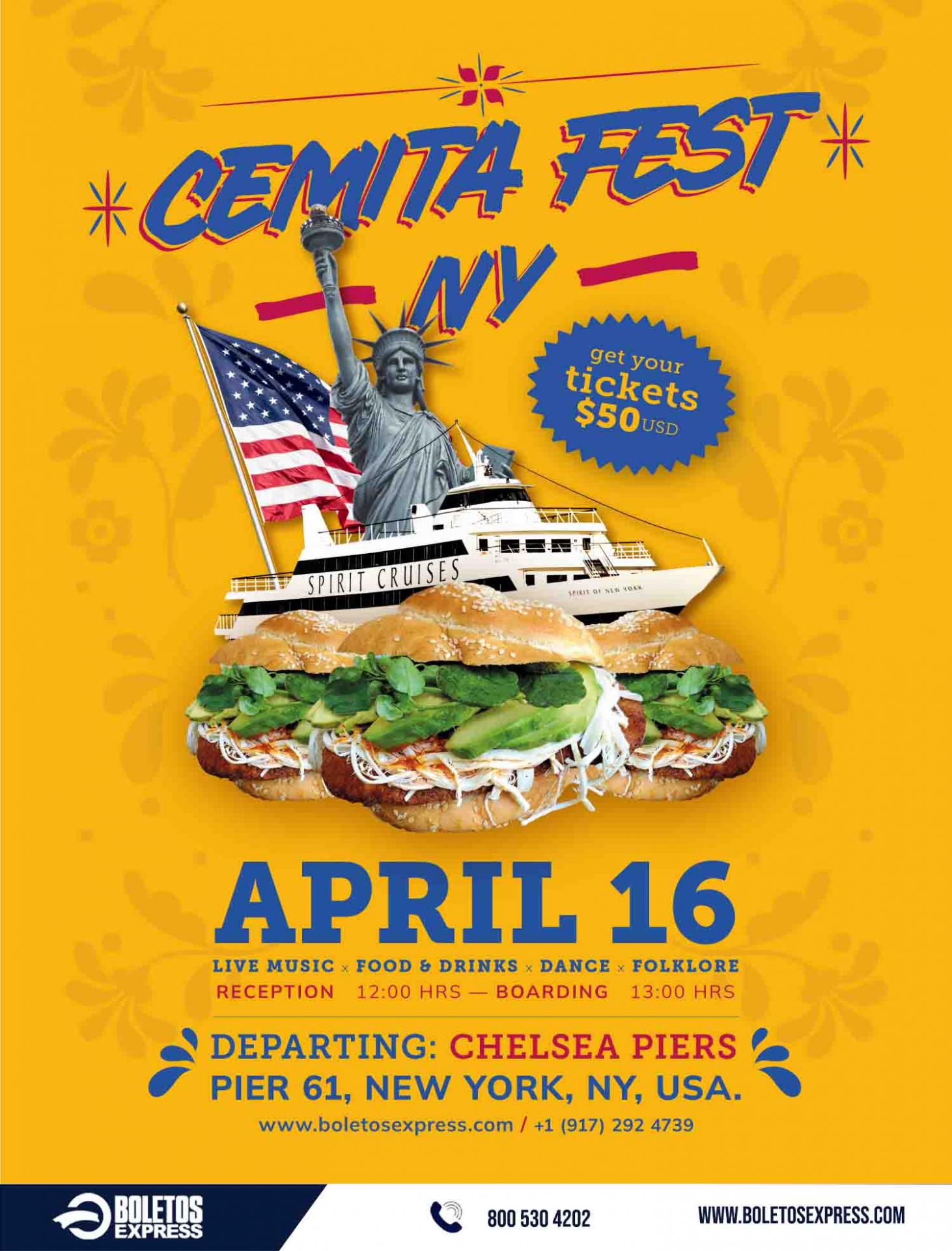 Buy tickets for Cemita Fest NY Cemita Fest NY