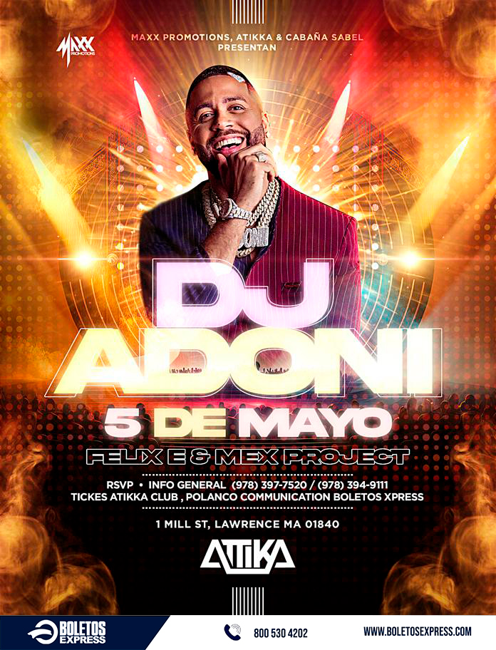 DJ ADONI Tickets - BoletosExpress