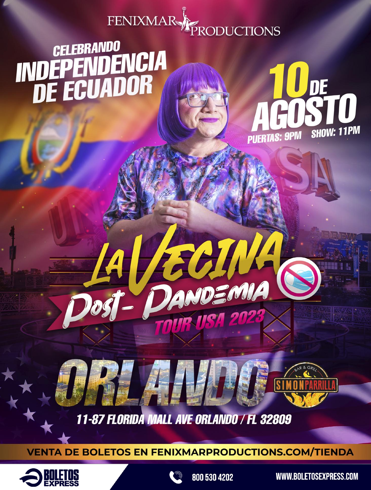 la-vecina-post-pandemia-tickets-boletosexpress