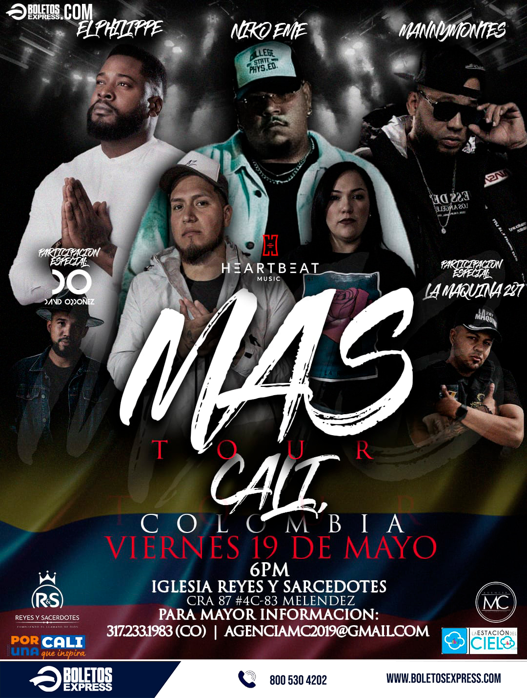 Buy tickets for Manny Montes, El Philippe, Niko Eme & HeartBeat Music Manny Montes, El Philippe, Niko Eme & HeartBeat Music