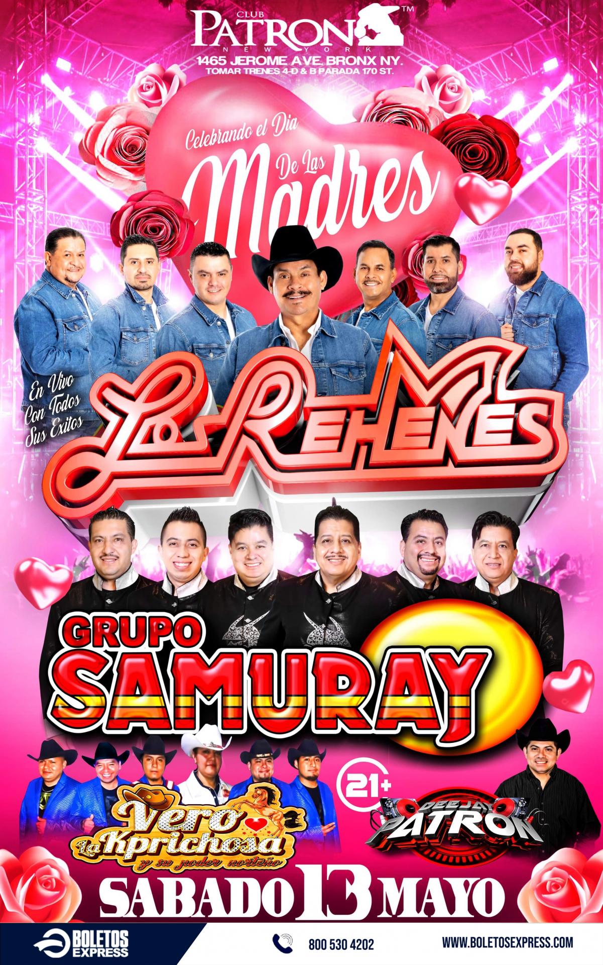 Buy tickets for LOS REHENES | GRUPO SAMURAY | VERO LA KPRICHOSA LOS REHENES | GRUPO SAMURAY | VERO LA KPRICHOSA