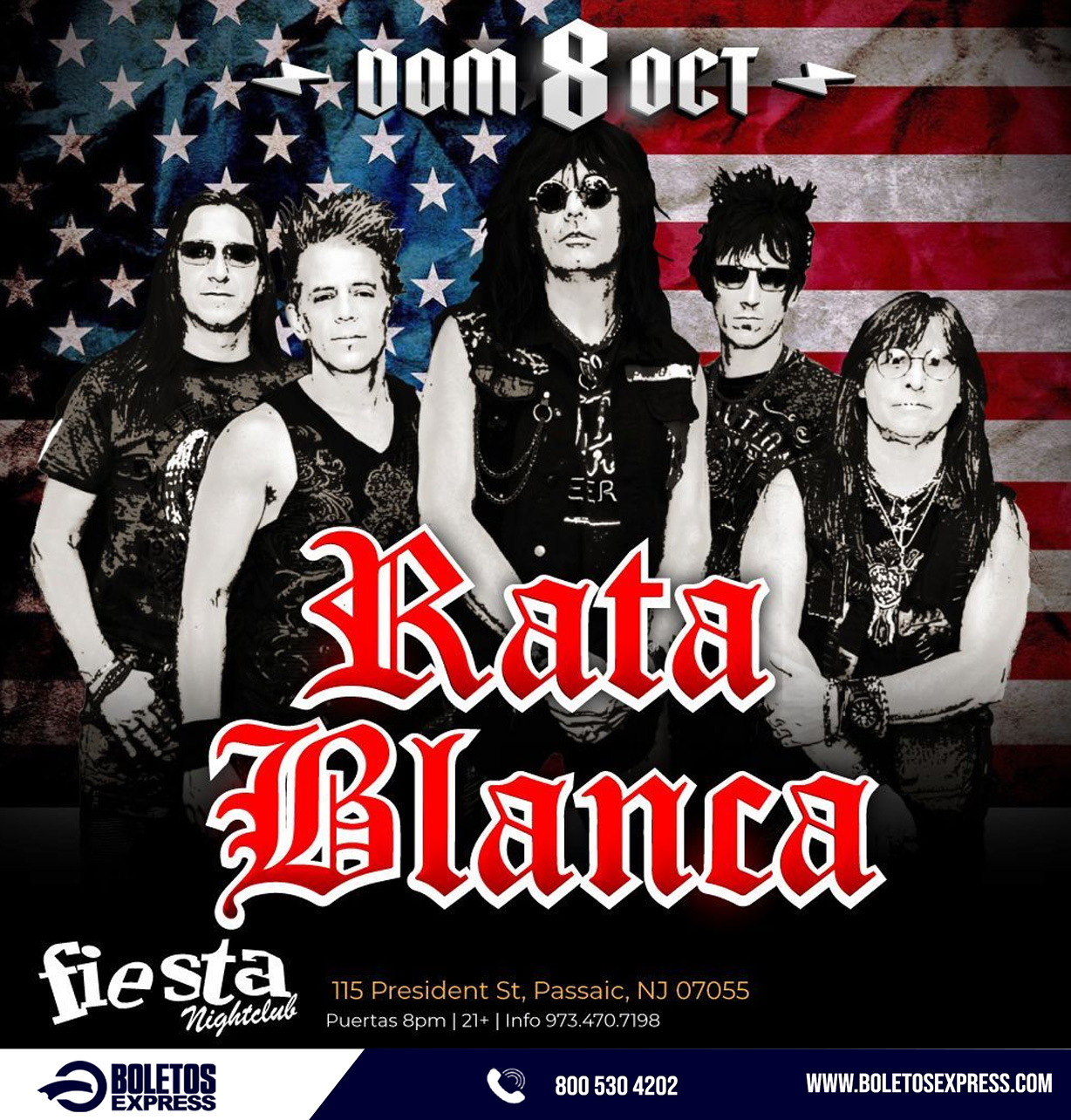 RATA BLANCA Tickets BoletosExpress
