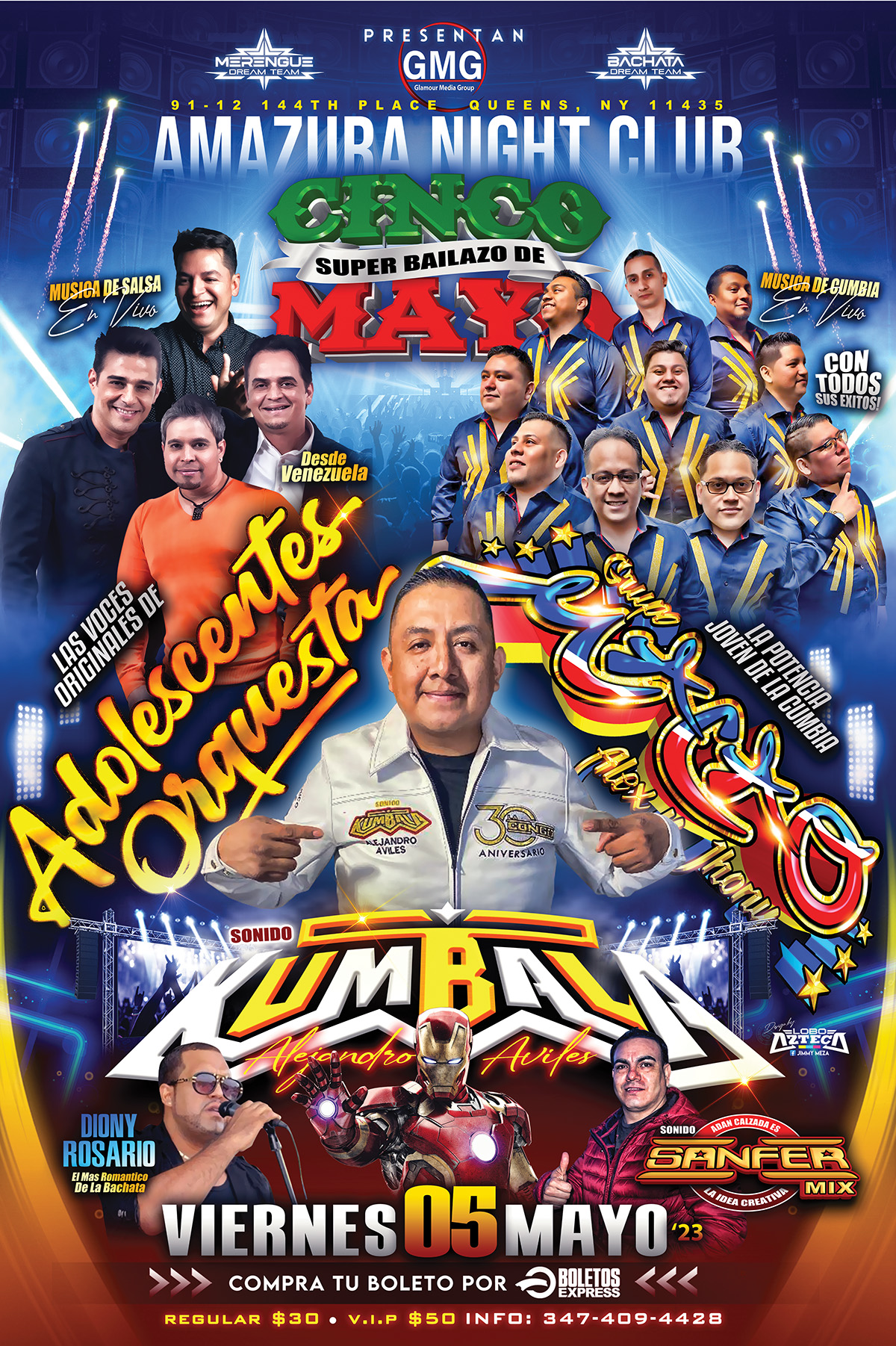 Buy tickets for LAS VOCES ORIGINALES DE ADOLESCENTES & ORQUESTA | GRUPO MACAO | DIONY ROSARIO | SONIDO KUMBALA LAS VOCES ORIGINALES DE ADOLESCENTES & ORQUESTA | GRUPO MACAO | DIONY ROSARIO | SONIDO KUMBALA