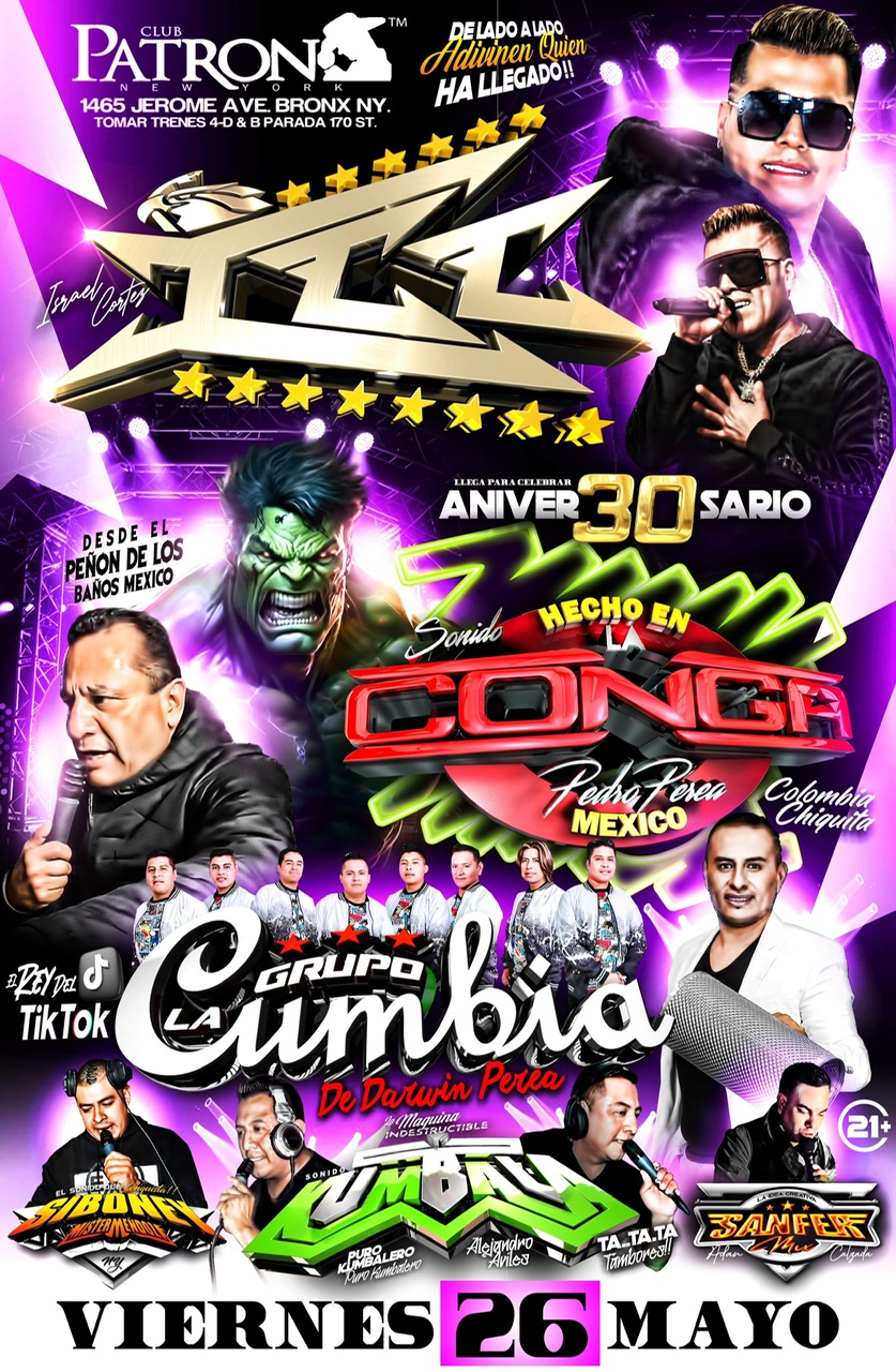Buy tickets for SONIDO LA CONGA | ICC | GRUPO CUMBIA SONIDO LA CONGA | ICC | GRUPO CUMBIA