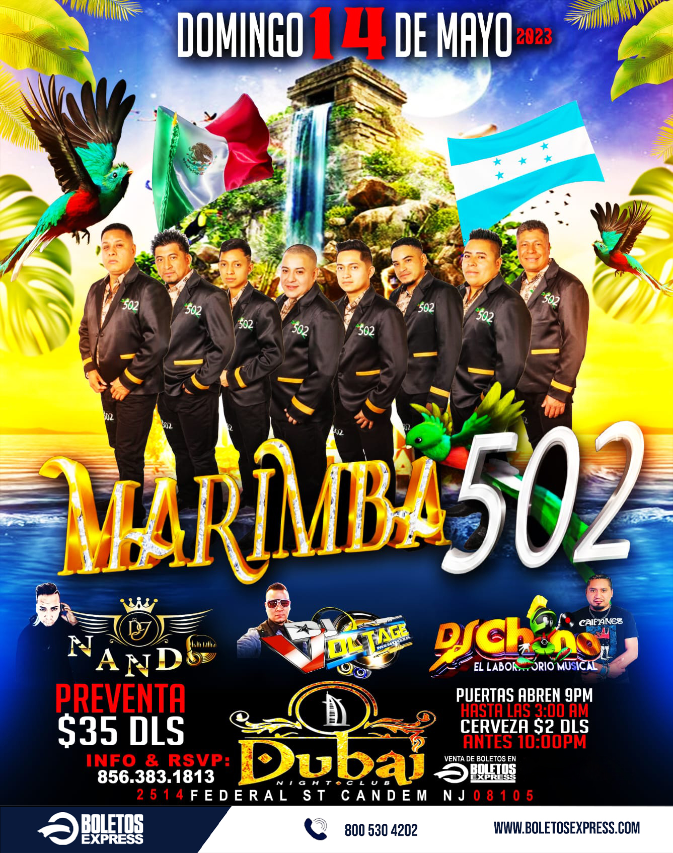 MARIMBA 502 Tickets BoletosExpress