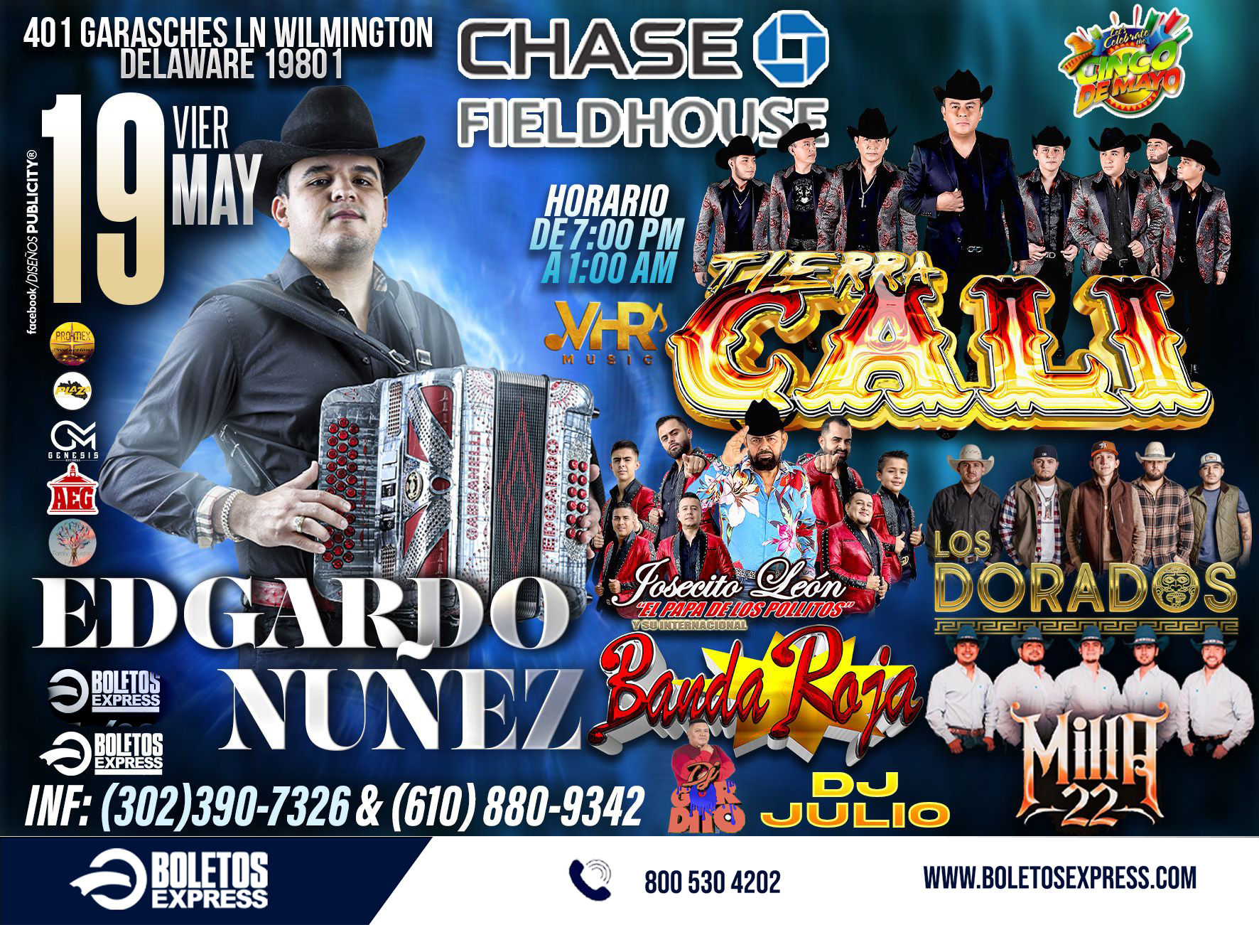 EDGARDO NUÑEZ TIERRA CALI Tickets BoletosExpress