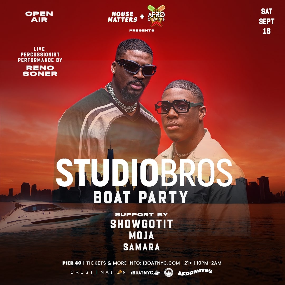 STUDIO BROS - Afrohouse Boat Party