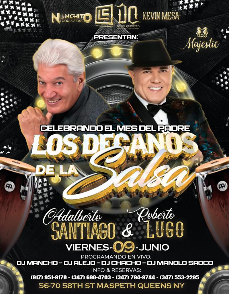 Buy tickets for Adalberto Santiago & Roberto Lugo en Concierto Adalberto Santiago & Roberto Lugo en Concierto