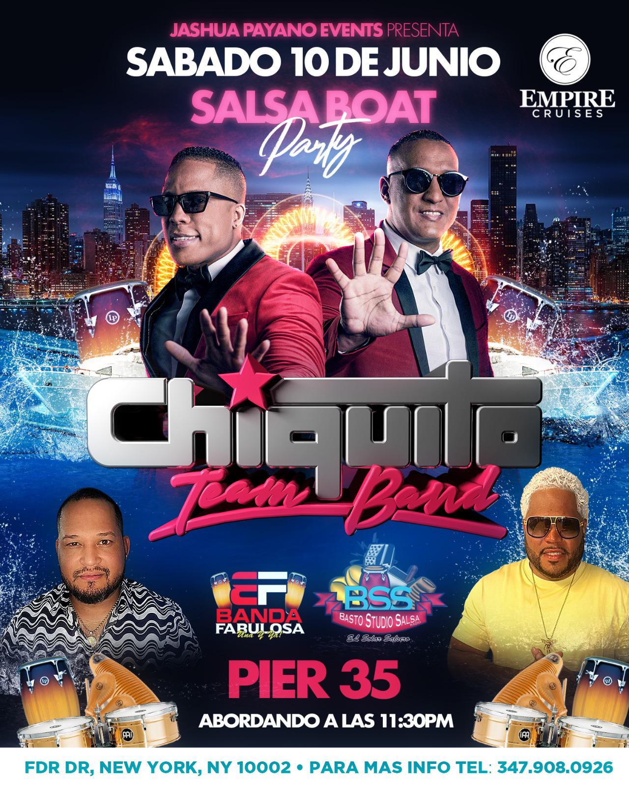 CHIQUITO TEAM BAND & BANDA FABULOSA! SALSA BOAT