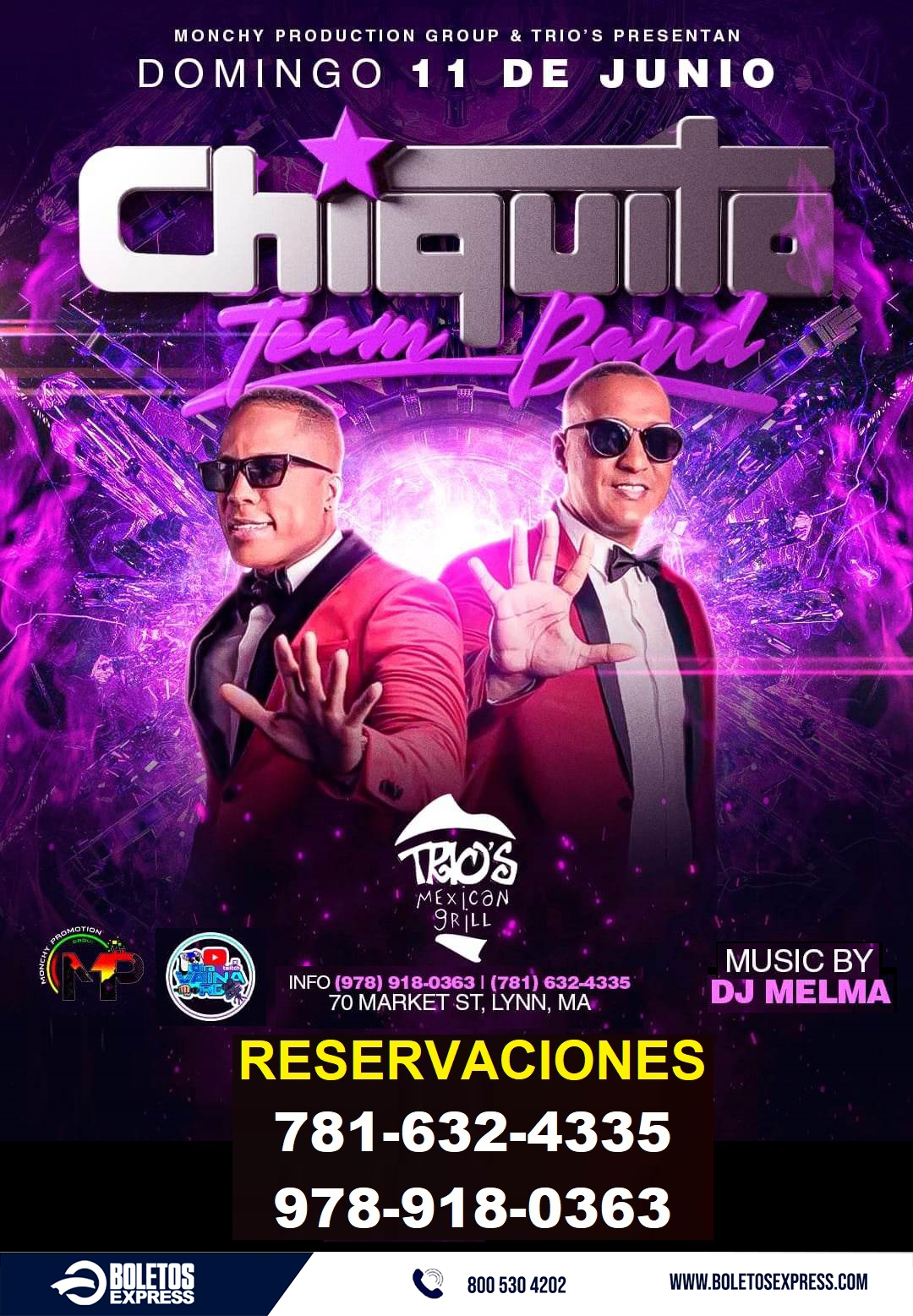Buy tickets for CHIQUITO TEAM BAND CHIQUITO TEAM BAND