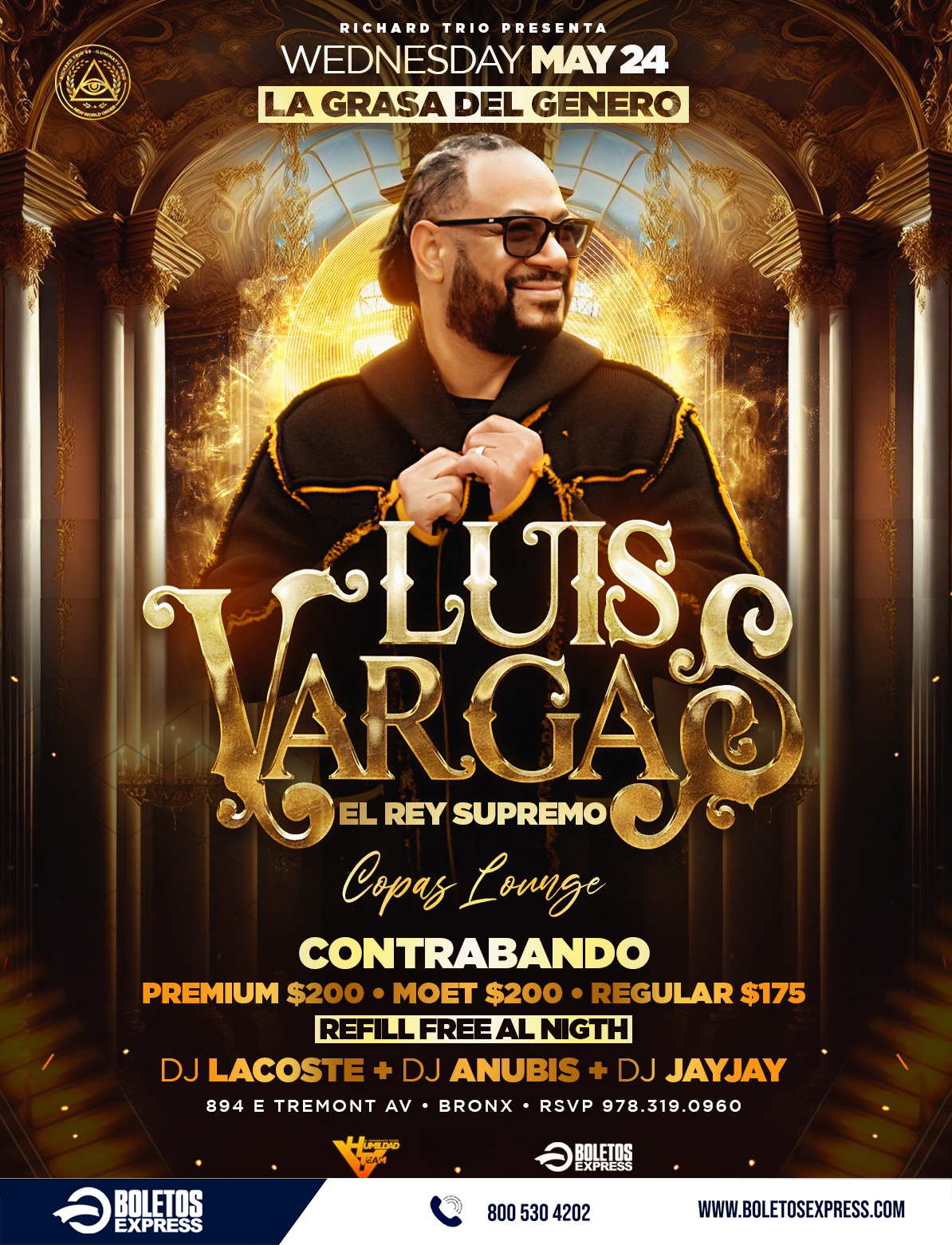 Buy tickets for LUIS VARGAS LUIS VARGAS