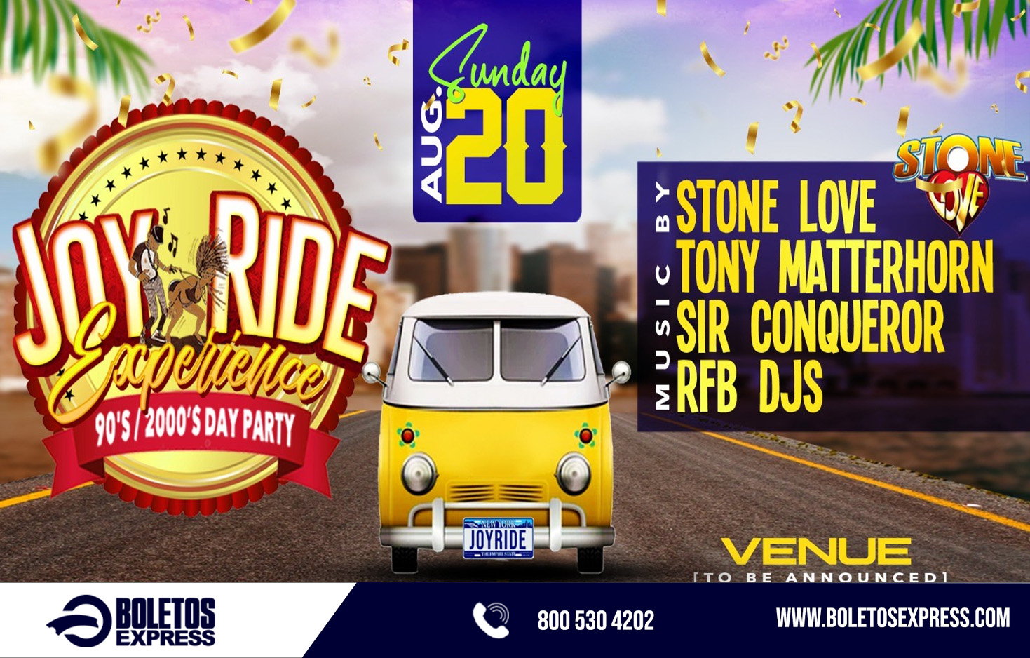JOY RIDE EXPERIENCE Tickets BoletosExpress