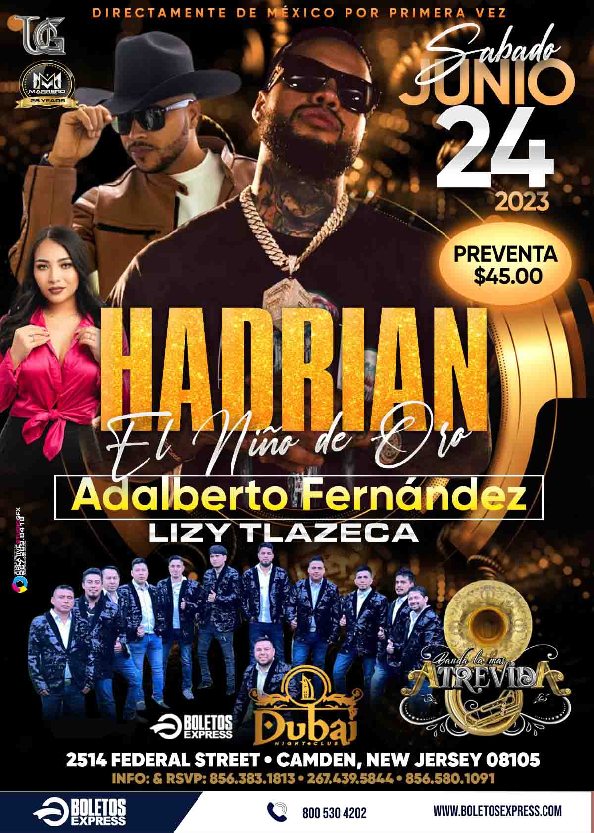 Buy tickets for HADRIAN EL NIÑO DE ORO | ADALBERTO FERNANDEZ | LIZY TLAZECA HADRIAN EL NIÑO DE ORO | ADALBERTO FERNANDEZ | LIZY TLAZECA