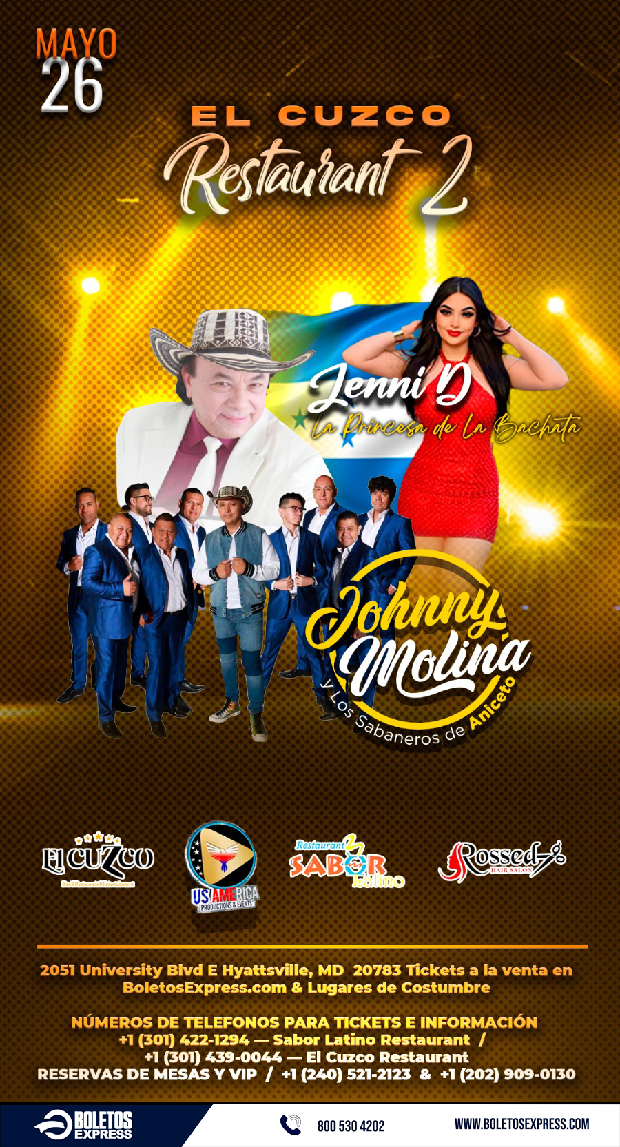 Buy tickets for LOS SABANEROS DE ANICETO MOLINA - JOHNNY MOLINA LOS SABANEROS DE ANICETO MOLINA - JOHNNY MOLINA