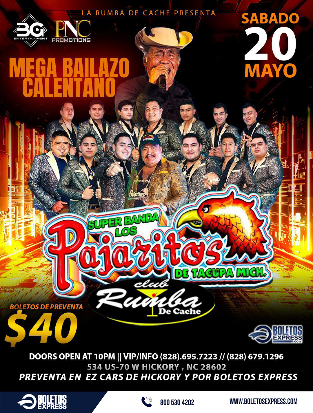 Buy tickets for SUPER BANDA LOS PAJARITOS DE TACUPA MICH. SUPER BANDA LOS PAJARITOS DE TACUPA MICH.