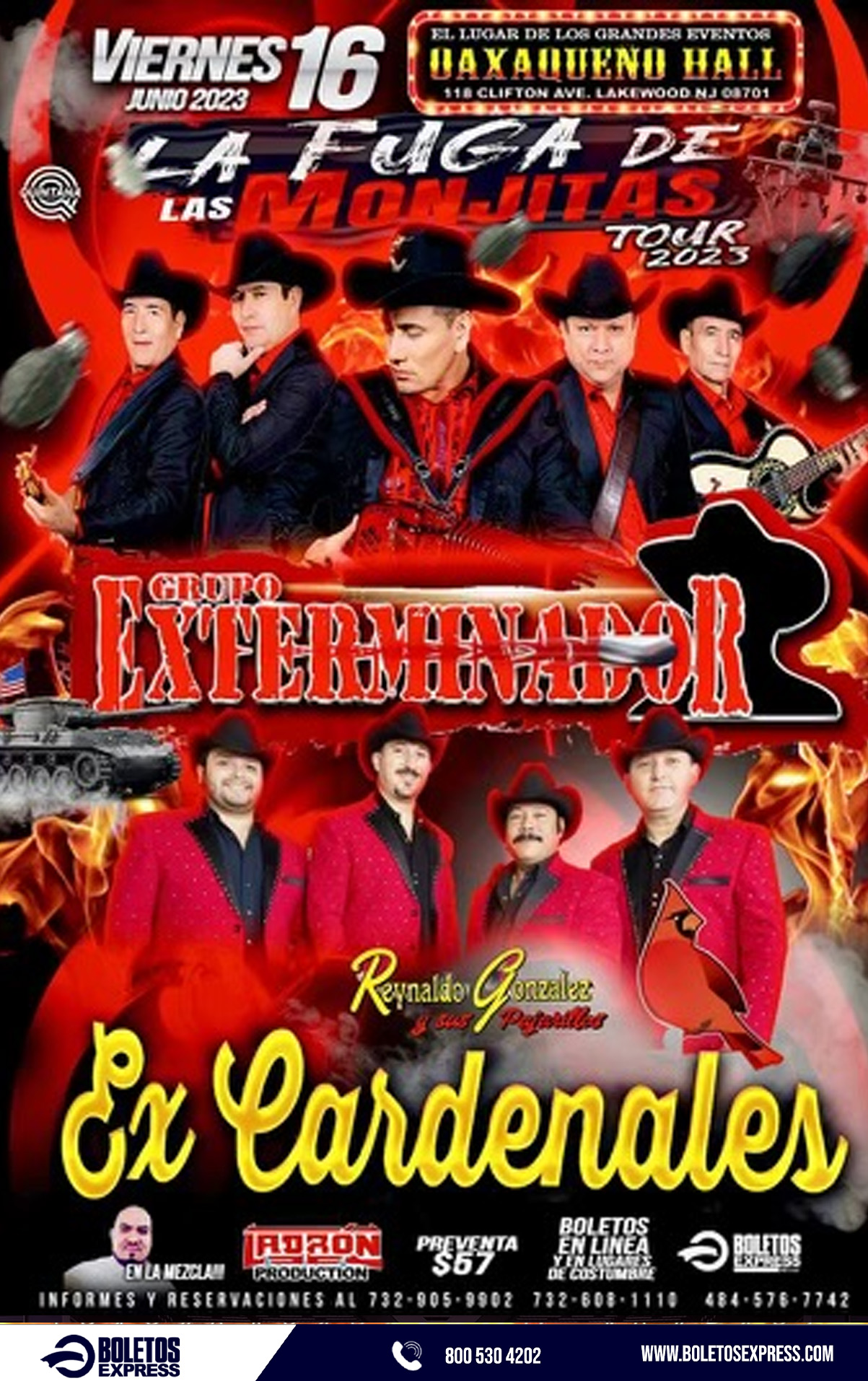 GRUPO EXTERMINADOR GRUPO EXCARDENALES Tickets BoletosExpress