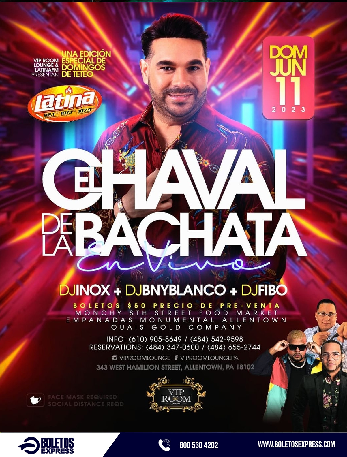 Buy tickets for EL CHAVAL DE LA BACHATA EL CHAVAL DE LA BACHATA