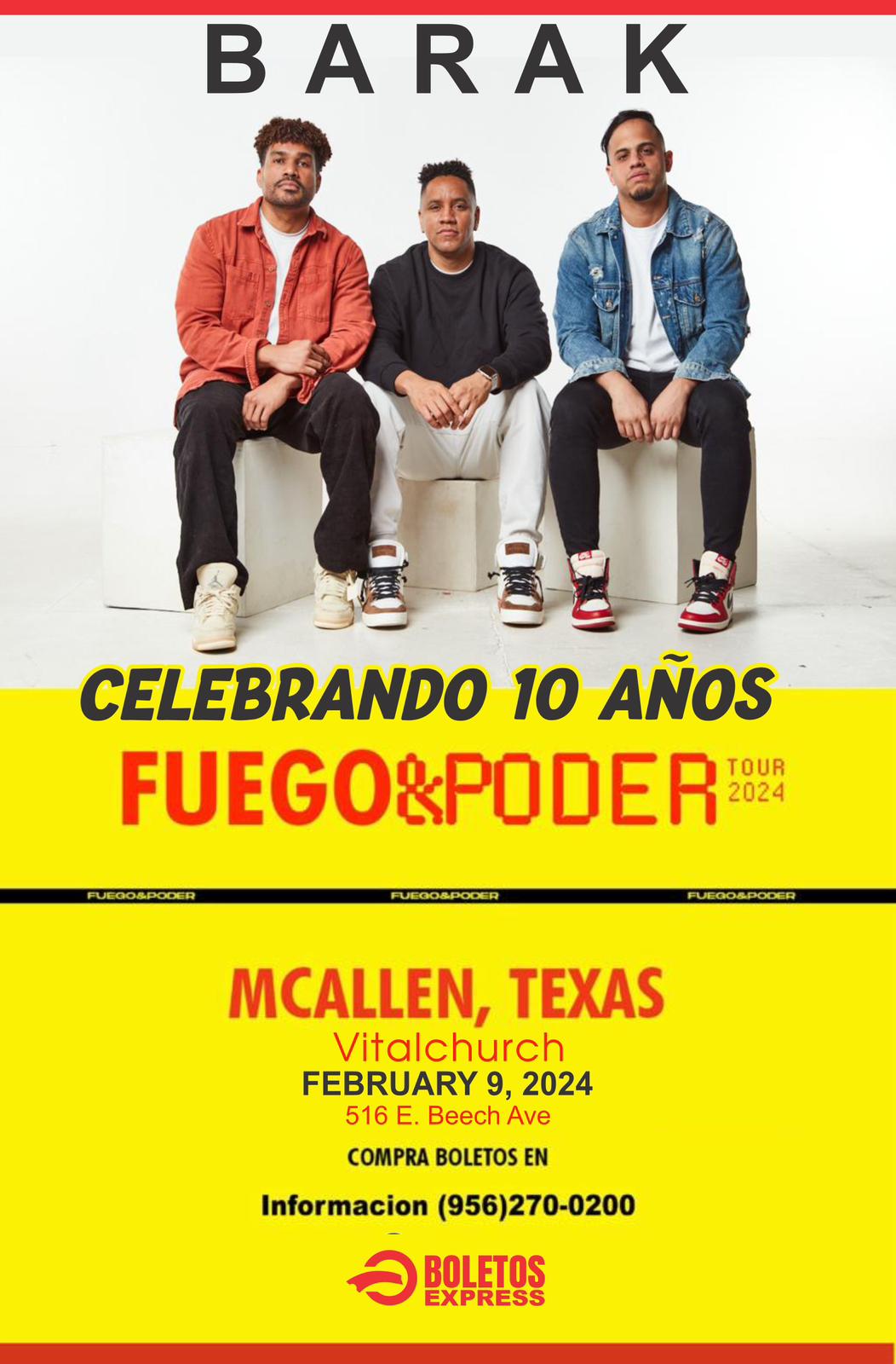 Buy tickets for BARAK - MCALLEN, TX BARAK - MCALLEN, TX