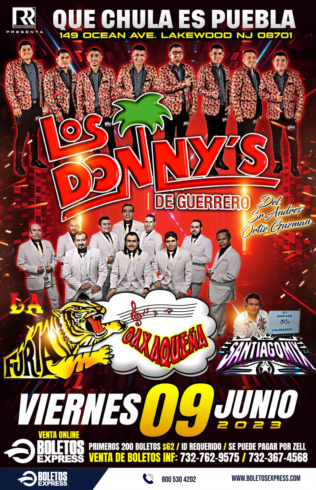 Buy tickets for LOS DONNY'S DE GUERRERO & LA FURIA OAXAQUEÑA LOS DONNY'S DE GUERRERO & LA FURIA OAXAQUEÑA
