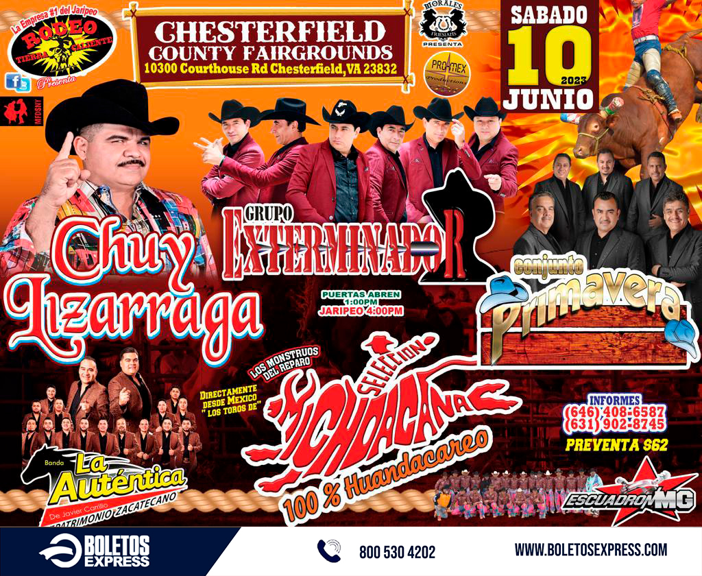 Buy tickets for CHUY LIZARRAGA | GRUPO EXTERMINADOR | CONJUNTO PRIMAVERA CHUY LIZARRAGA | GRUPO EXTERMINADOR | CONJUNTO PRIMAVERA