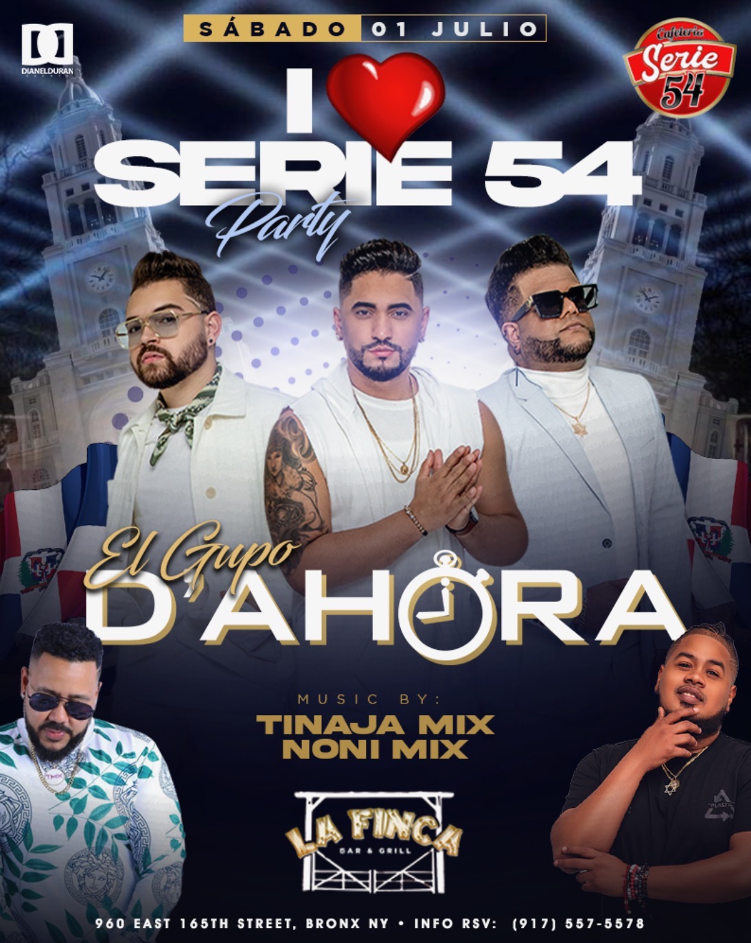 I LOVE SERIE 54 PARTY ' EL GRUPO D' AHORA' Tickets - BoletosExpress