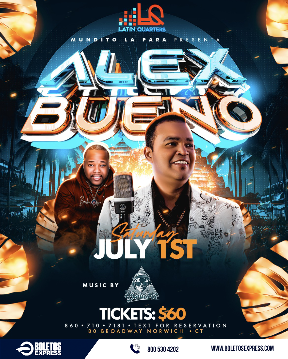 Buy tickets for ALEX BUENO ALEX BUENO