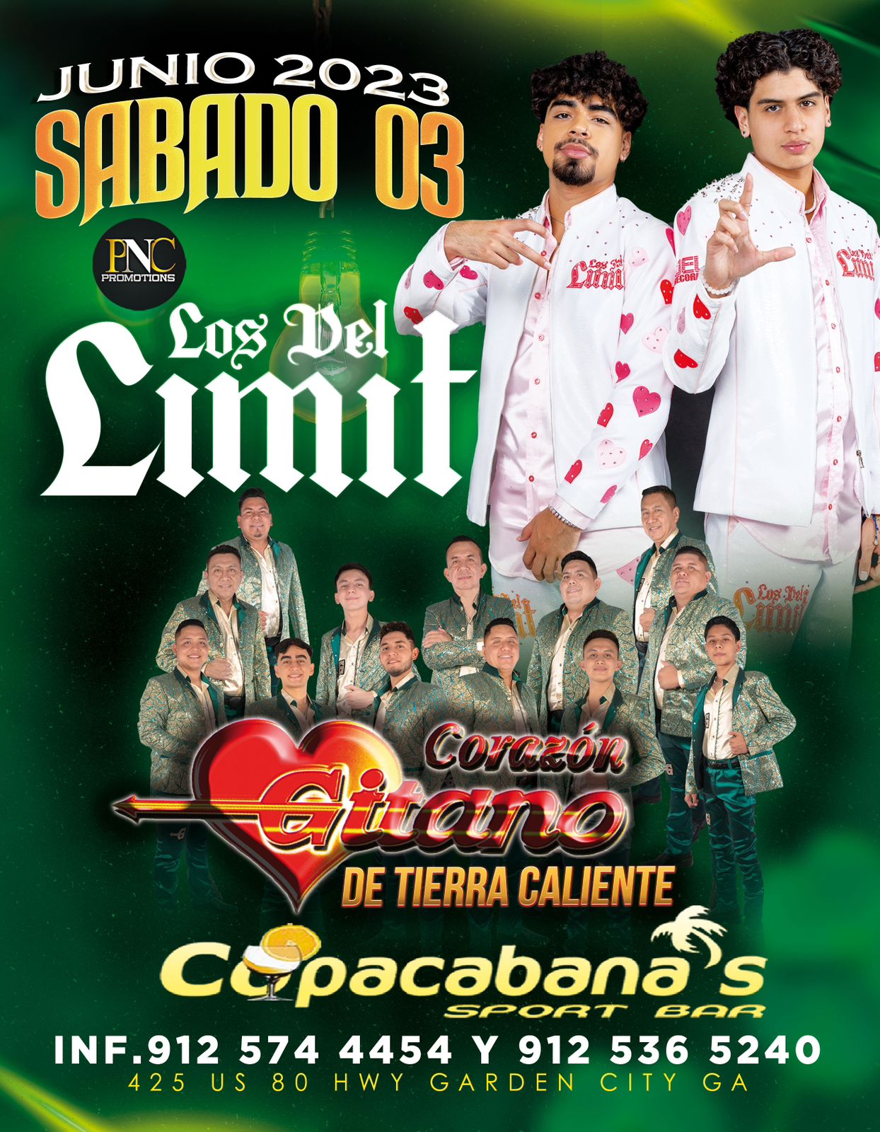 Buy tickets for LOS DEL LIMIT, CORAZON GITANO DE TIERRA CALIENTE LOS DEL LIMIT, CORAZON GITANO DE TIERRA CALIENTE
