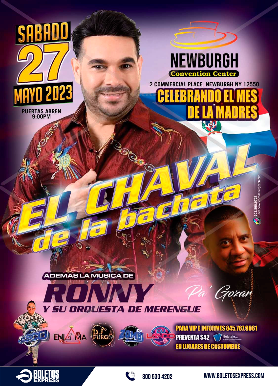 EL CHAVAL DE LA BACHATA Tickets BoletosExpress