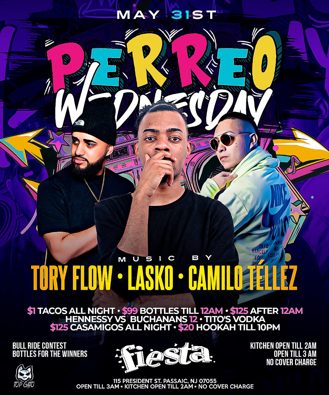 TORY FLOW, LASKO, CAMILO TELLEZ