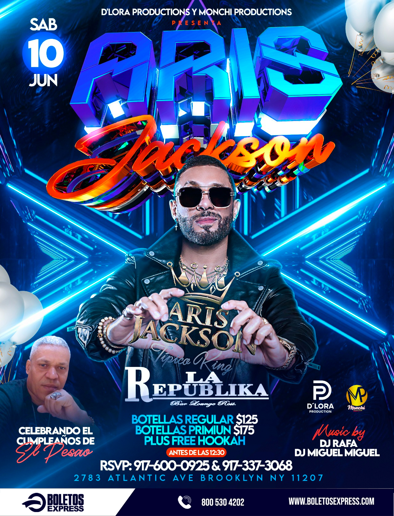Buy tickets for ARIS JACKSON ARIS JACKSON