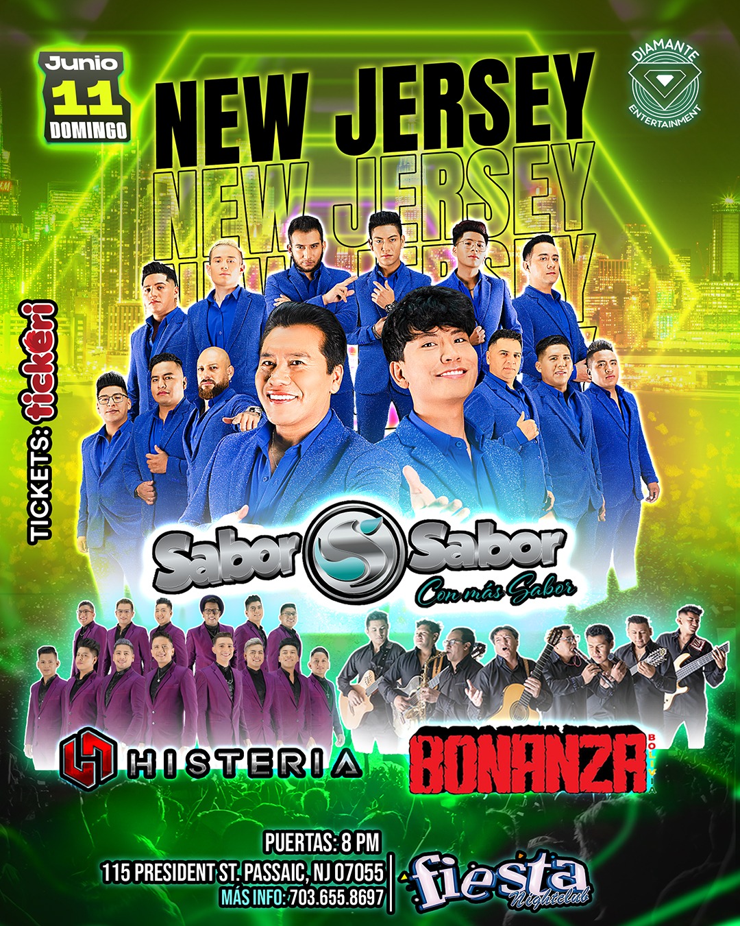 Buy tickets for SABOR SABOR ,HISTERIA, BONANZA SABOR SABOR ,HISTERIA, BONANZA
