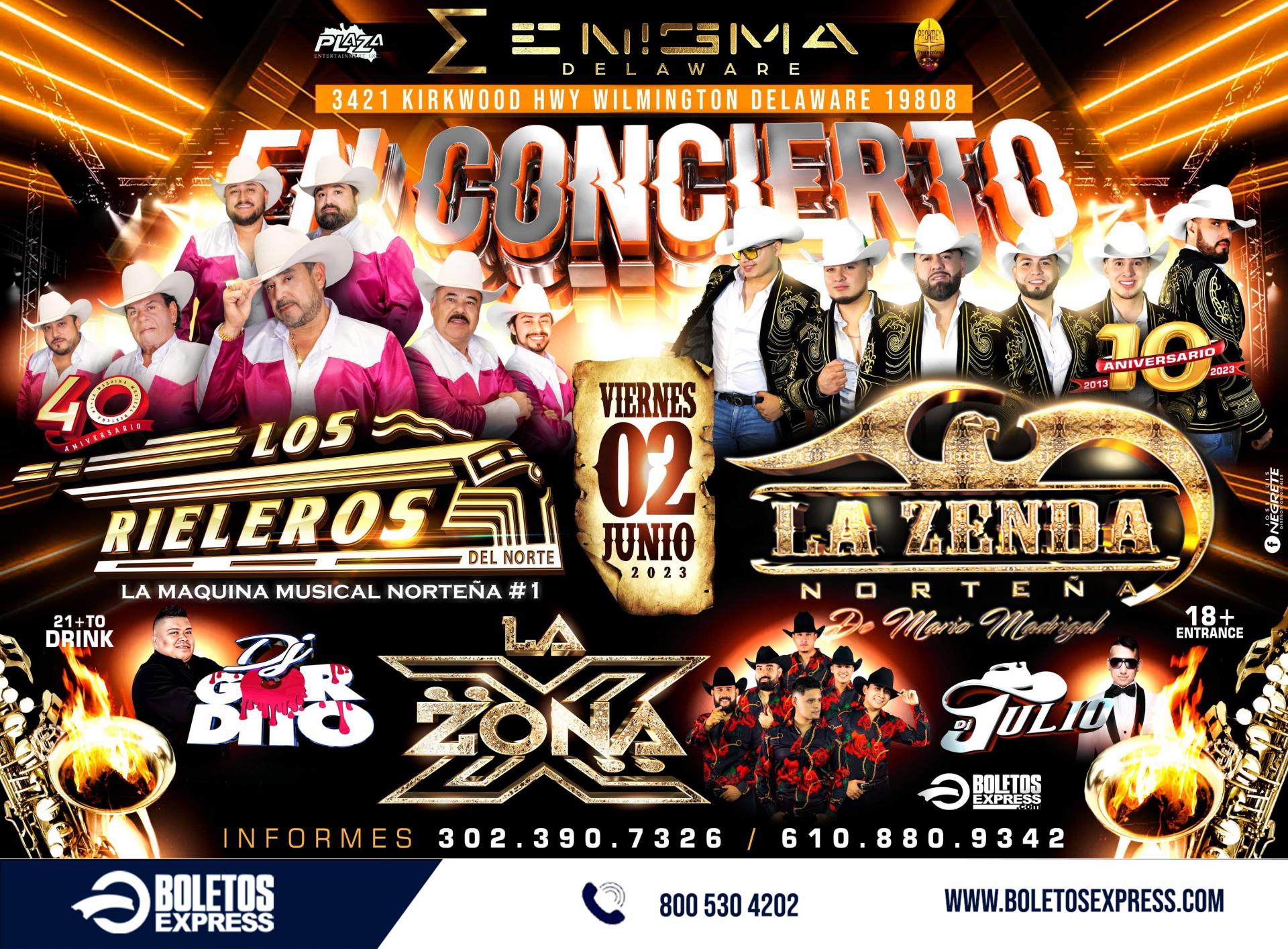 LOS RIELEROS DEL NORTE & LA ZENDA NORTEÑA