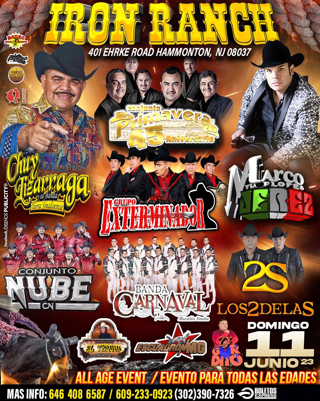 Buy tickets for CONJUNTO PRIMAVERA | CHUY LIZARRAGA | GRUPO EXTERMINADOR CONJUNTO PRIMAVERA | CHUY LIZARRAGA | GRUPO EXTERMINADOR