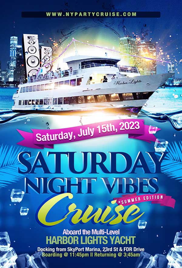 Saturday Night Vibes Cruise #HipHop #Latin