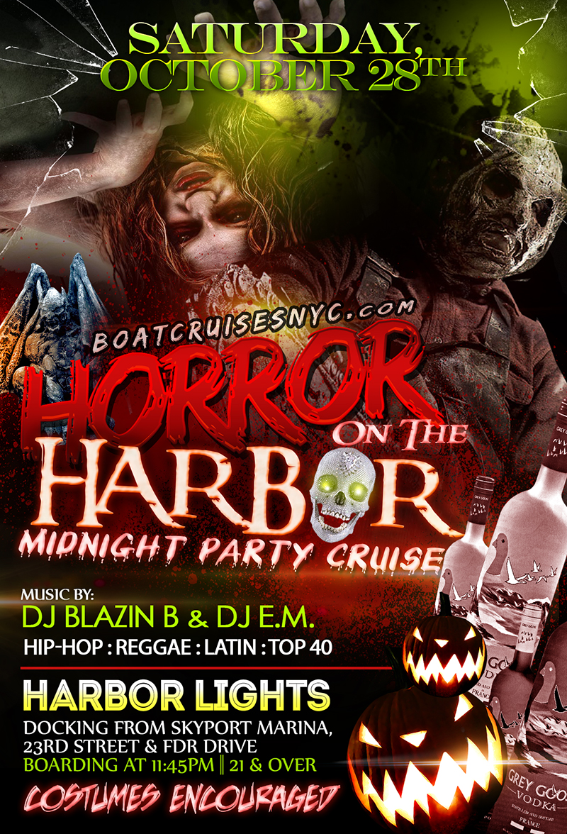 Buy tickets for Horror on the Harbor Midnight Party Cruise Horror on the Harbor Midnight Party Cruise