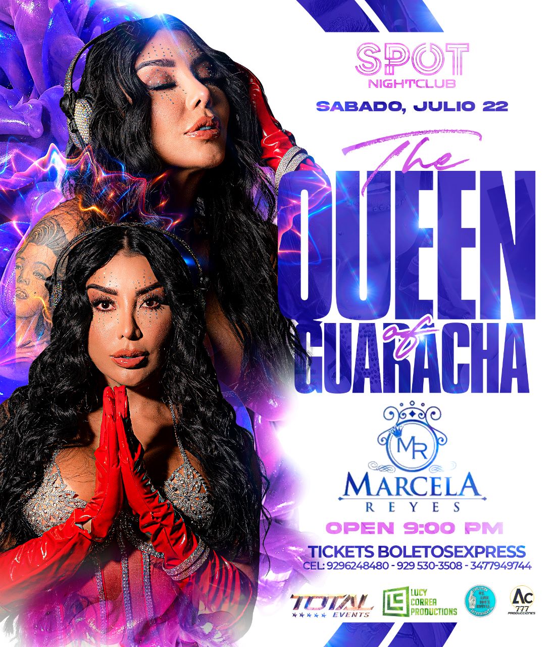 Buy tickets for MARCELA REYES, LA REINA DE LA GUARACHA MARCELA REYES, LA REINA DE LA GUARACHA