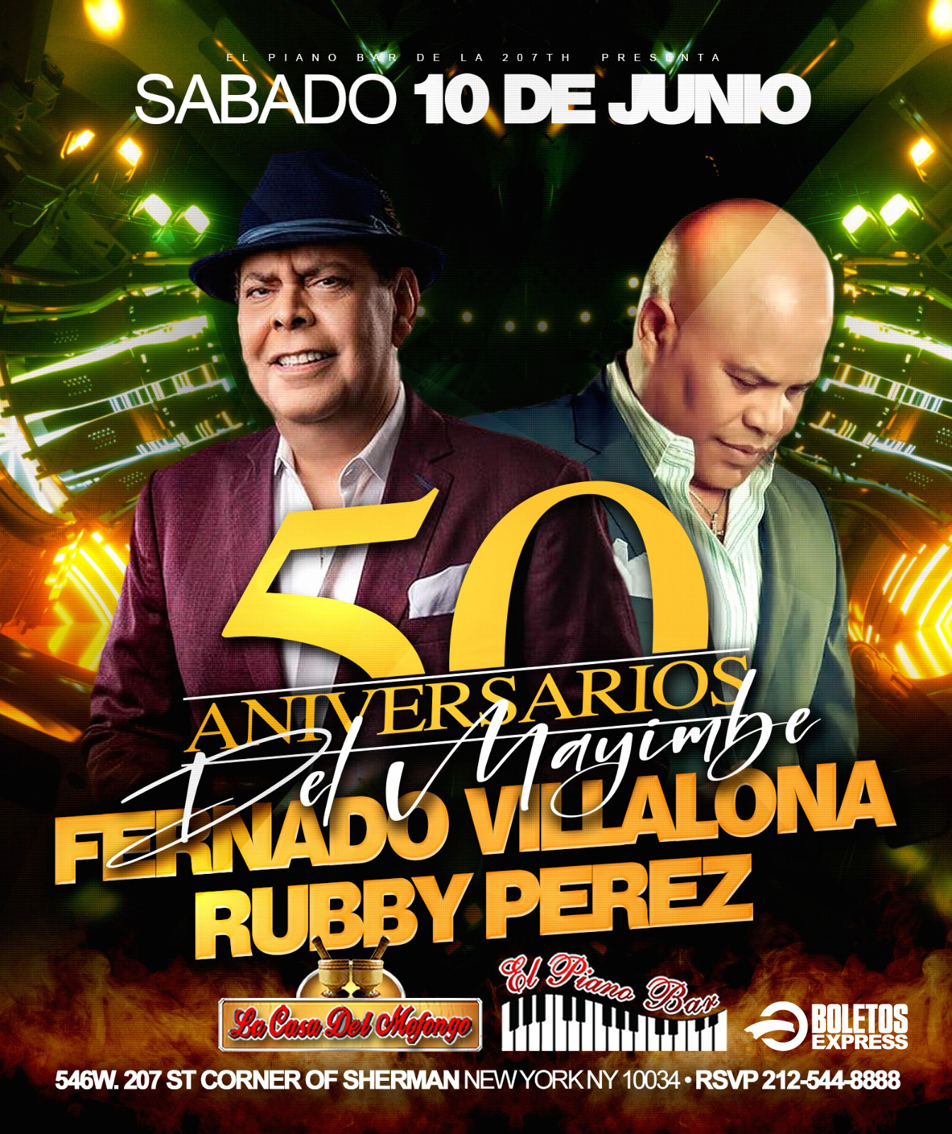 Buy tickets for FERNANDO VILLALONA & RUBBY PEREZ FERNANDO VILLALONA & RUBBY PEREZ