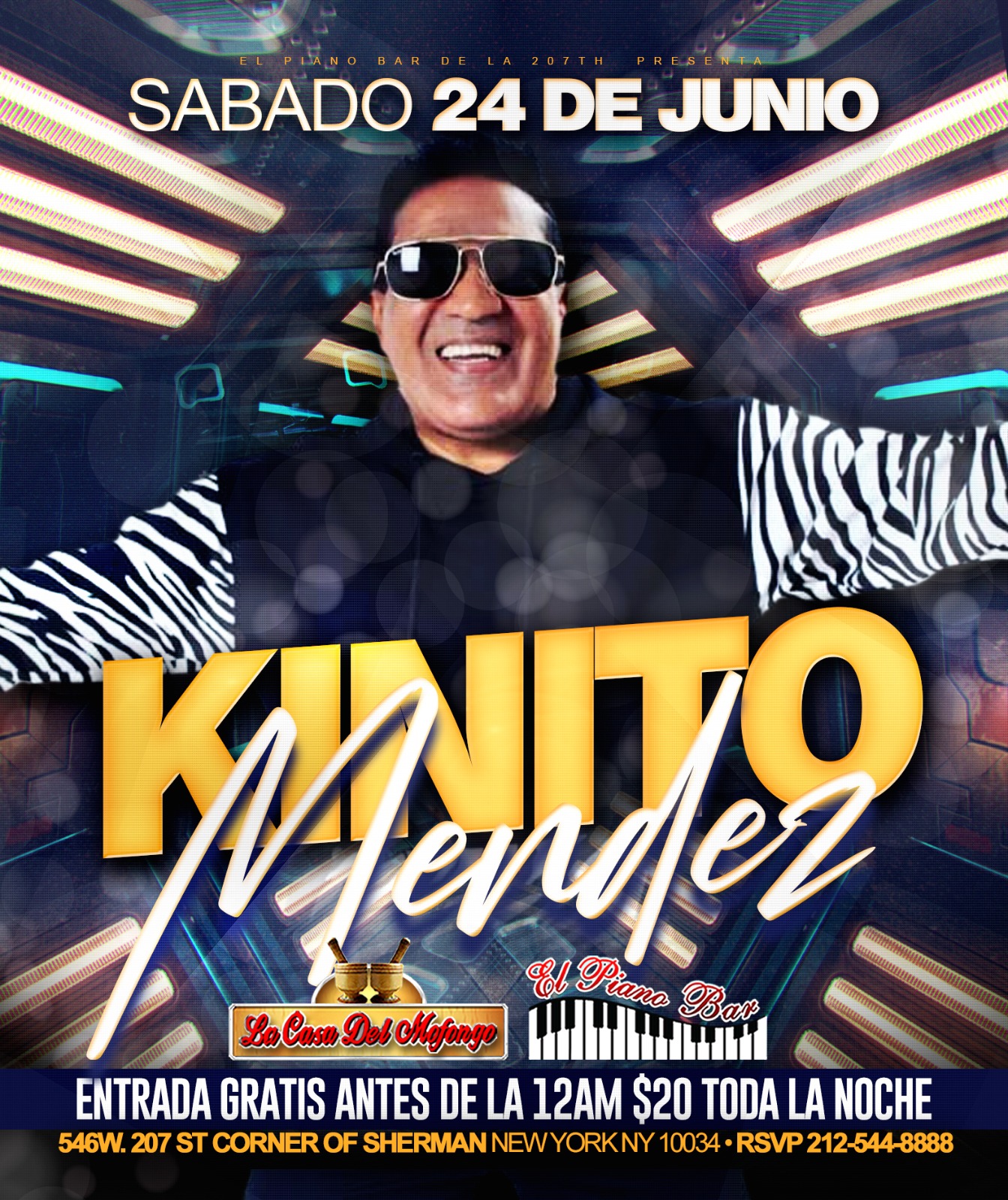 Buy tickets for KINITO MENDEZ EL HOMBRE MERENGUE KINITO MENDEZ EL HOMBRE MERENGUE