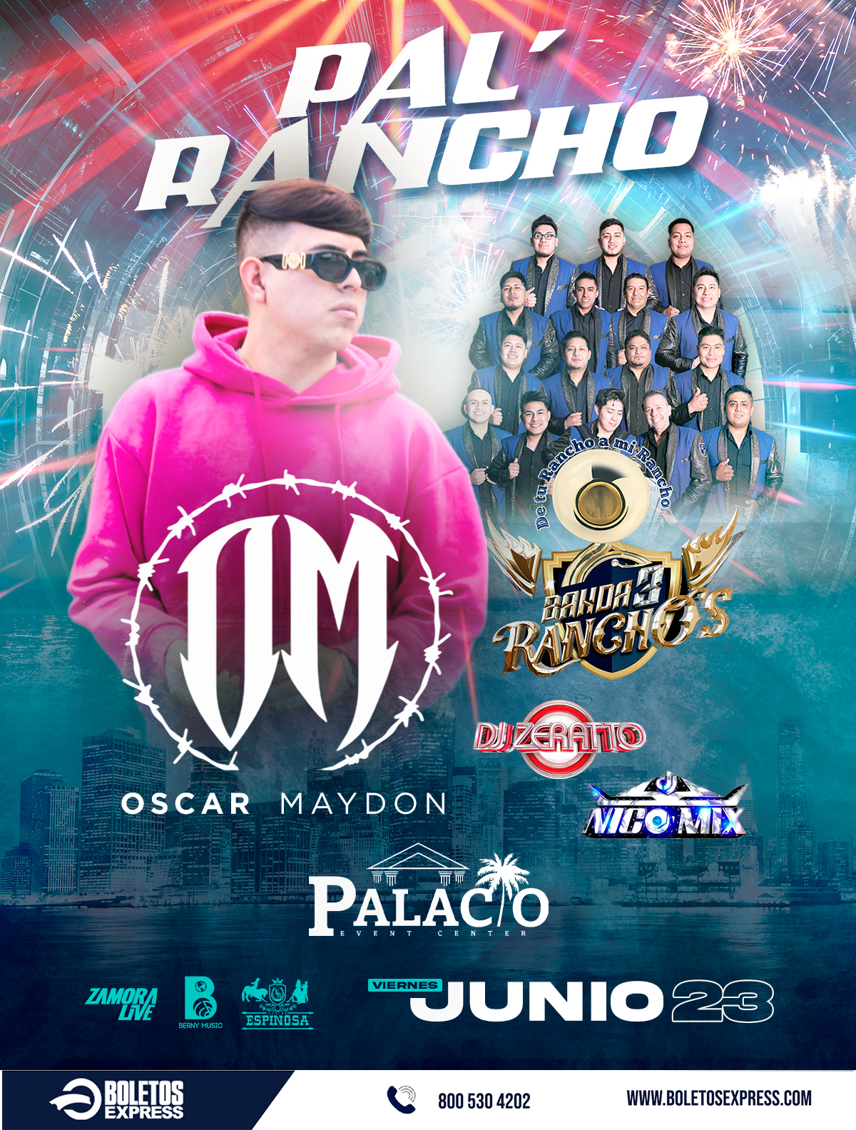 Buy tickets for OSCAR MAYDON & BANDA 3 RANCHOS OSCAR MAYDON & BANDA 3 RANCHOS