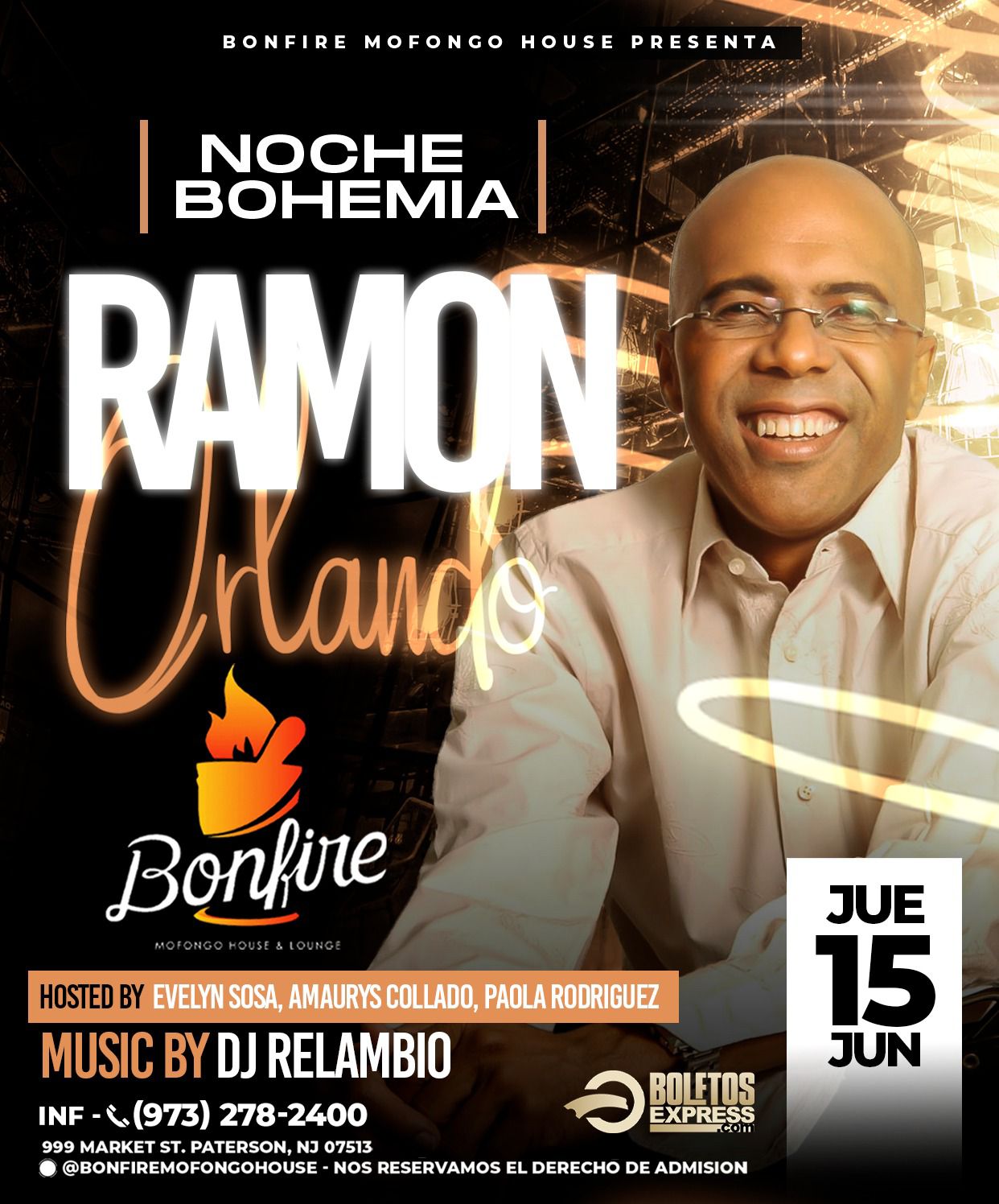 Buy tickets for Ramon Orlando Ramon Orlando