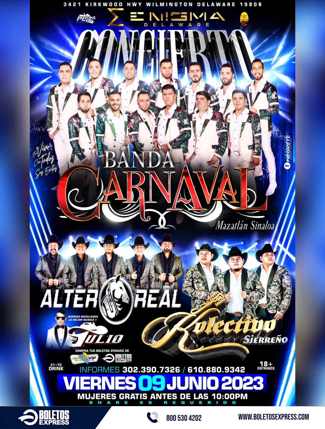 BANDA CARNAVAL | ALTER REAL | KOLECTIVO SIERREÑO
