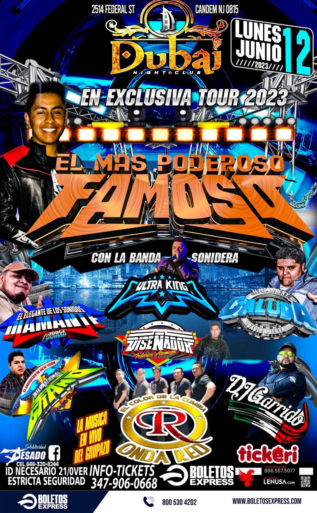 EL MAS PODEROSO FAMOSO Tickets - BoletosExpress