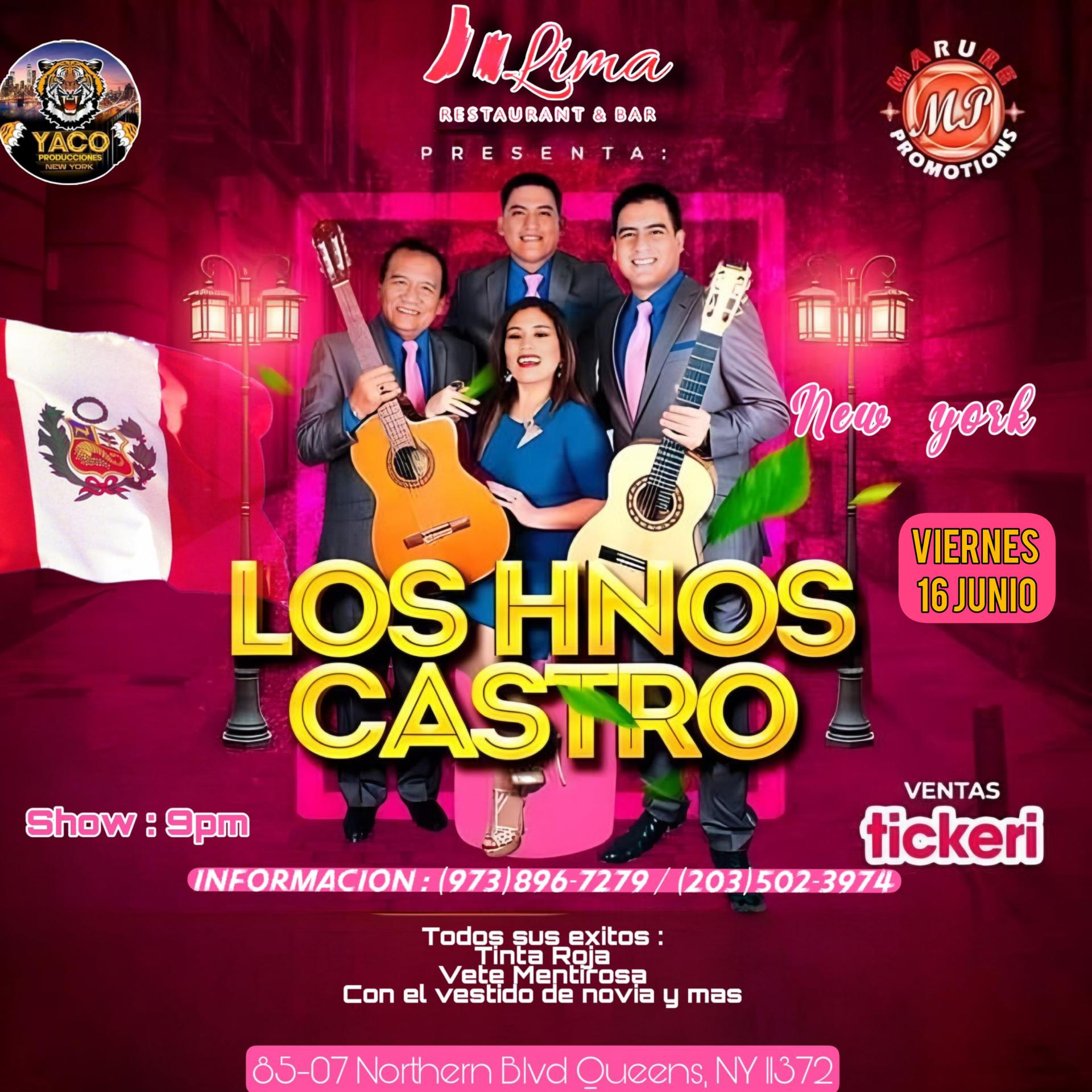 LOS HERMANOS CASTRO EN NEW YORK Tickets - BoletosExpress