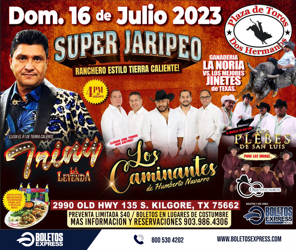 Buy tickets for TRINY LA LEYENDA | LOS CAMINANTES | LOS PLEBES DE SAN LUIS TRINY LA LEYENDA | LOS CAMINANTES | LOS PLEBES DE SAN LUIS