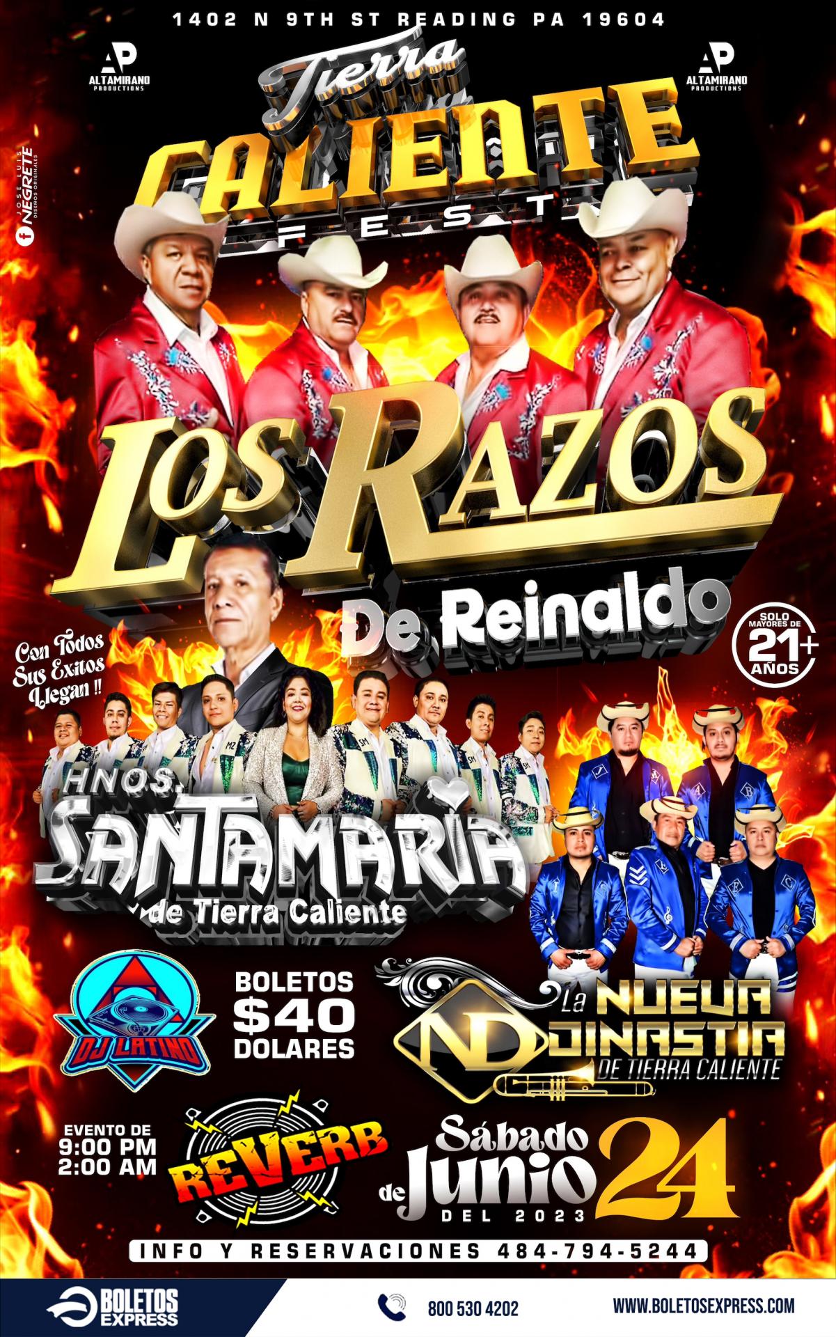 Buy tickets for LOS RAZOS DE REINALDO | HNOS. SANTA MARIA | LA NUEVA DINASTIA LOS RAZOS DE REINALDO | HNOS. SANTA MARIA | LA NUEVA DINASTIA