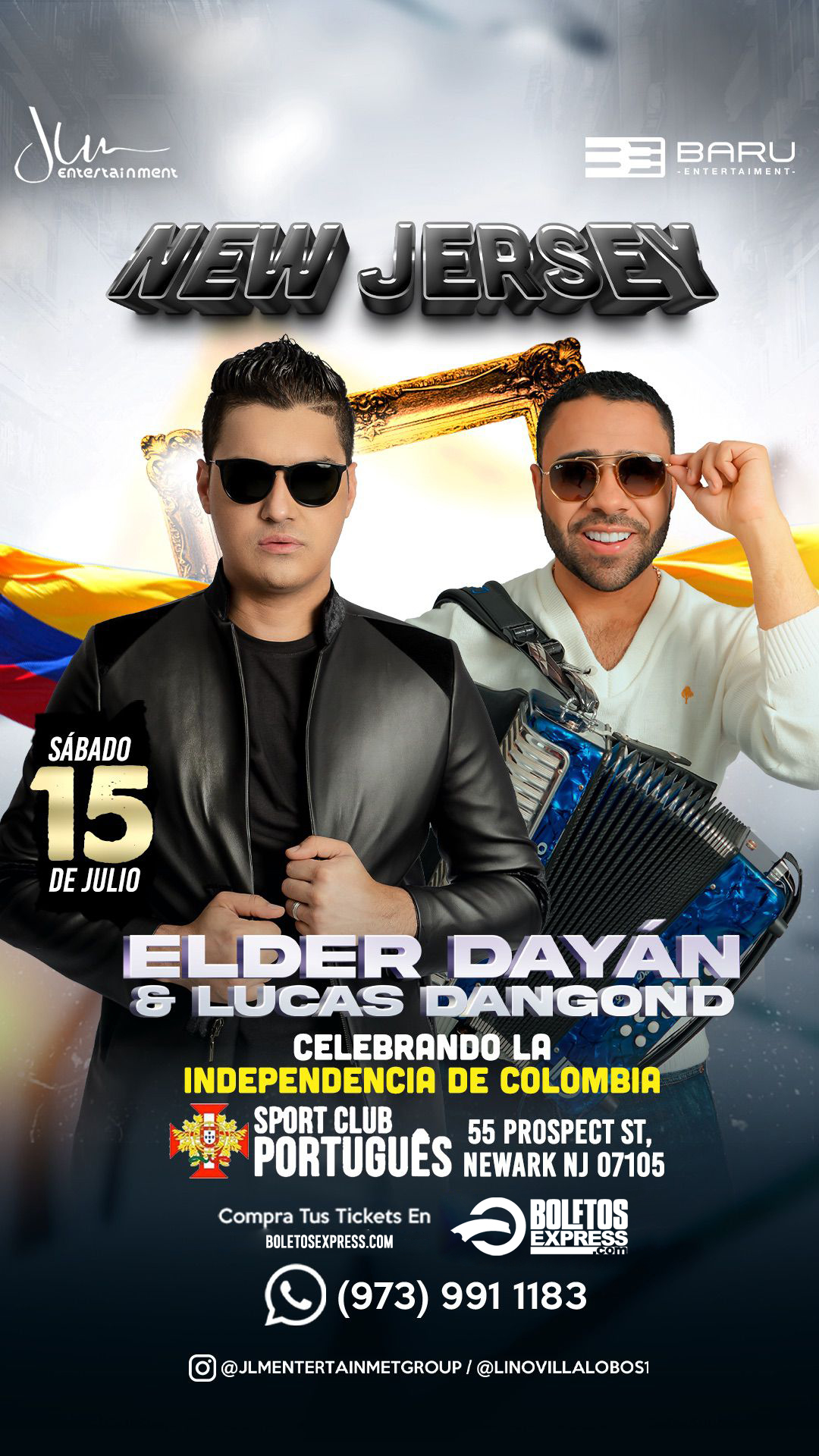 Buy tickets for ELDER DAYÁN & LUCAS DANGOND ELDER DAYÁN & LUCAS DANGOND