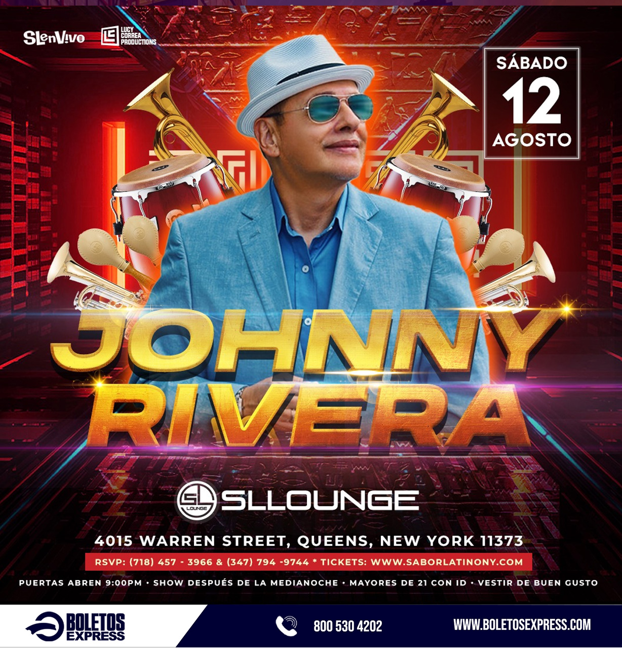 Buy tickets for JOHNNY RIVERA !! EN NEW YORK JOHNNY RIVERA !! EN NEW YORK